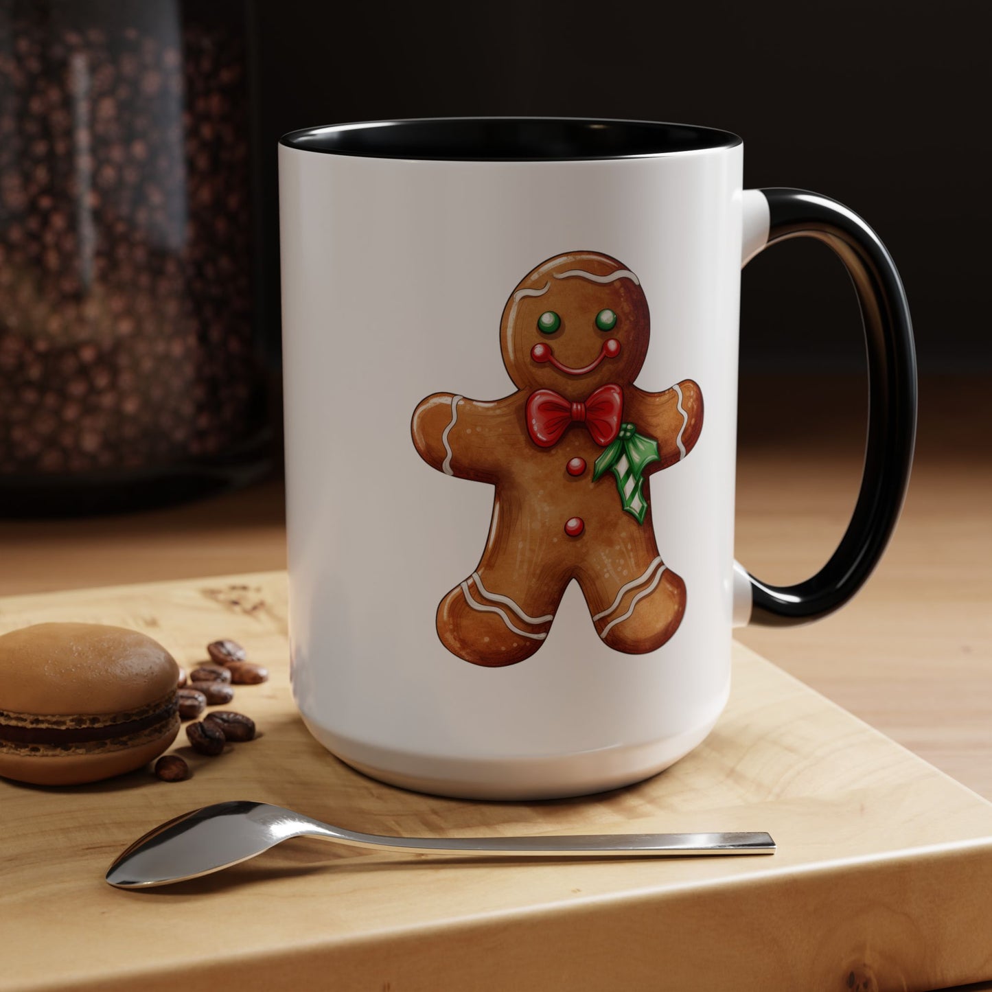 Christmas Mug - Smiling Gingerbread Man 2