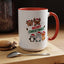 Christmas - Merry Christmas Red & Green Text Reindeer Penguin Bear Fox