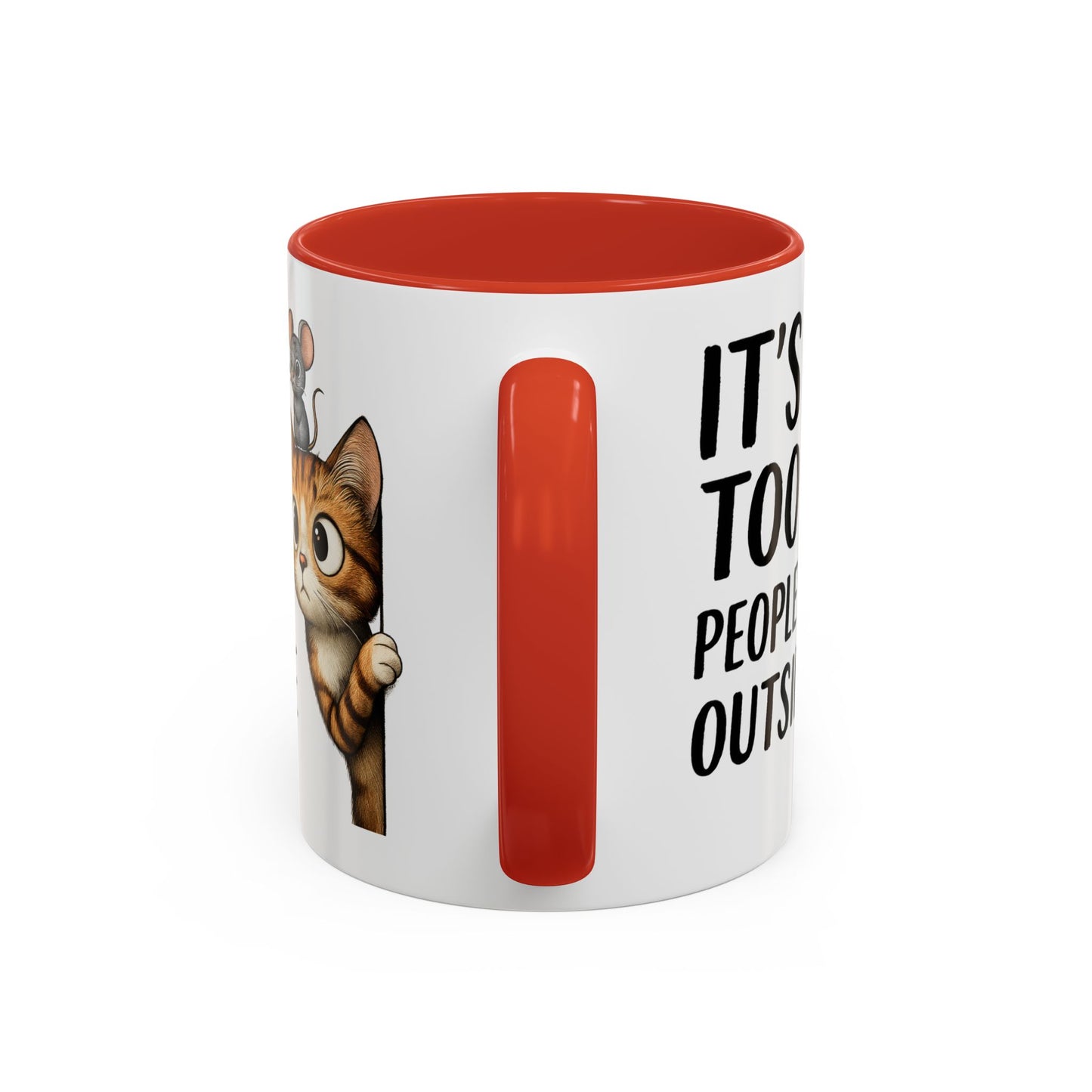 Animal Mug - It's Too Peopley Outside