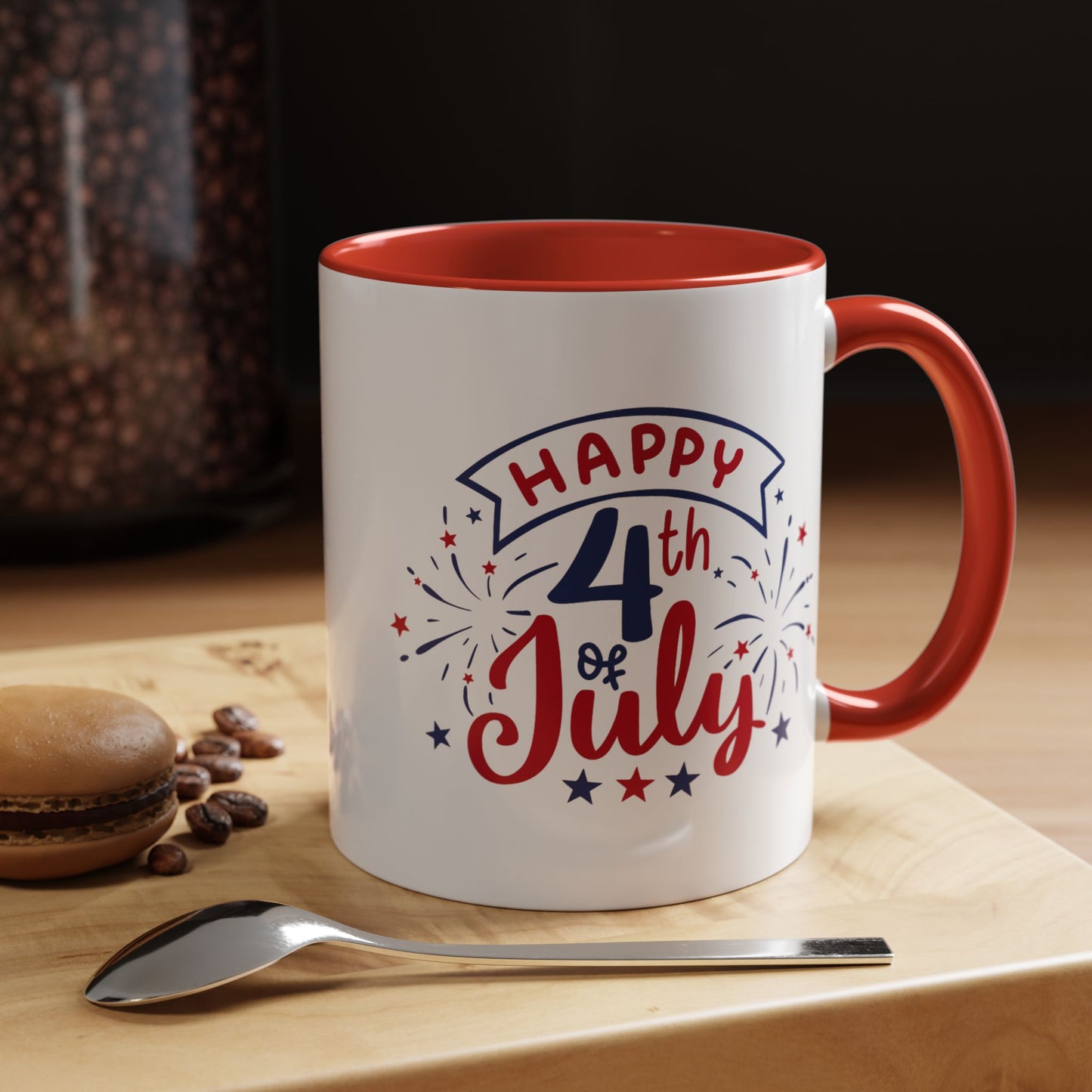 4th of July Mug - Happy 4th of July Fireworks