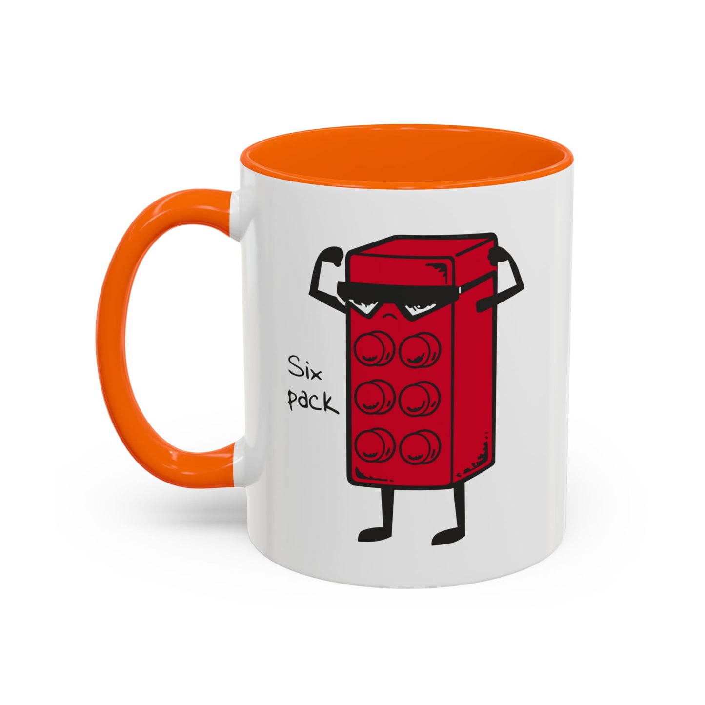 Humor Mug - Six Pack Lego Block