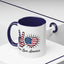 4th of July Mug - Peace Love America