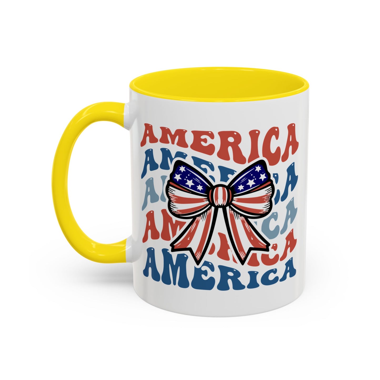 4th of July Mug - America Bow