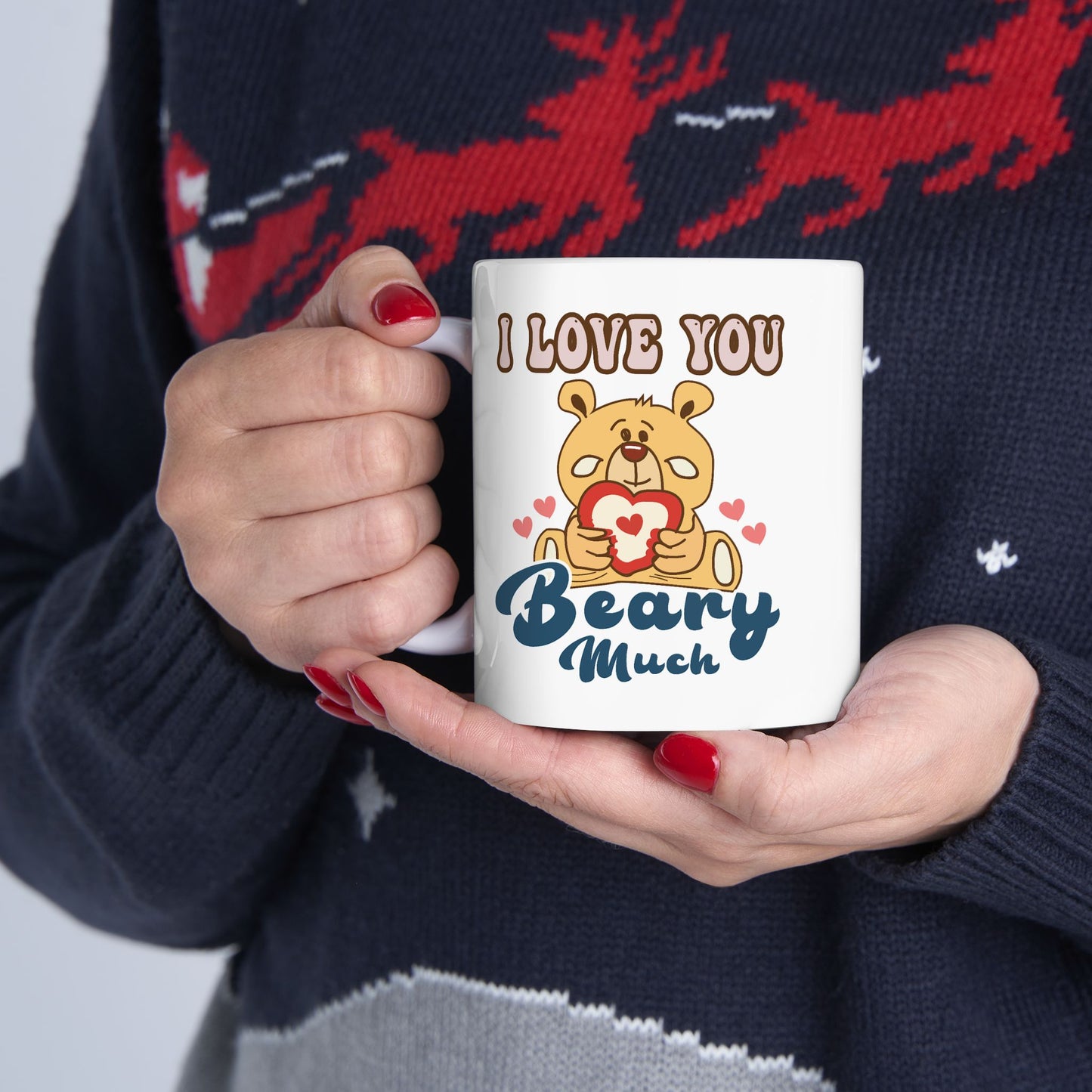 Valentine's Day Mug - I Love You Beary Much