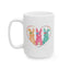 Easter Mug - Bunnies Heart