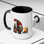 Christmas Mug - Gnome Presents and Fire