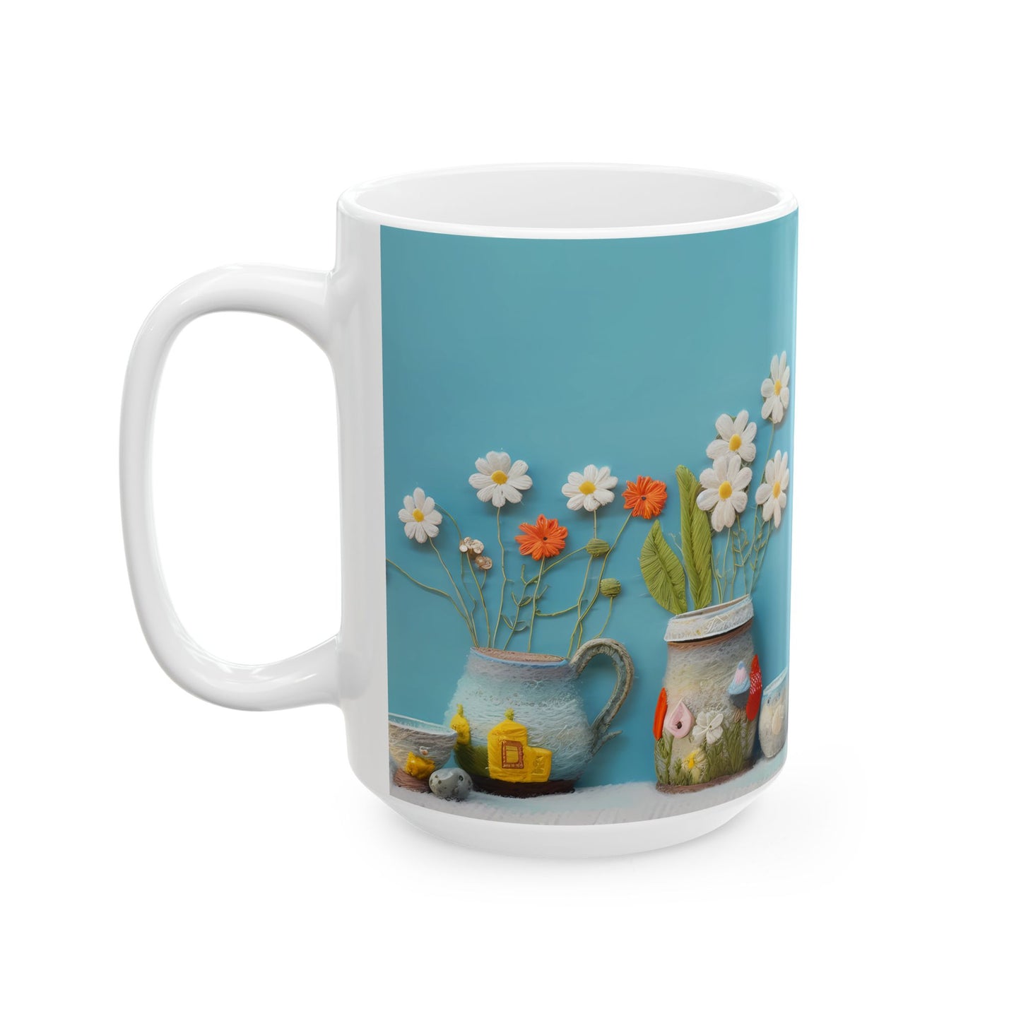 Artistic Mug - Felted Tea Pot