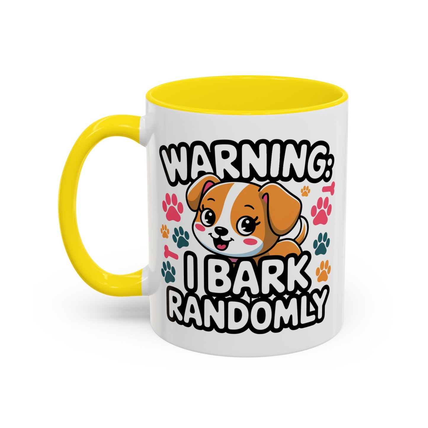 Animal Mug - Warning I Bark Randomly