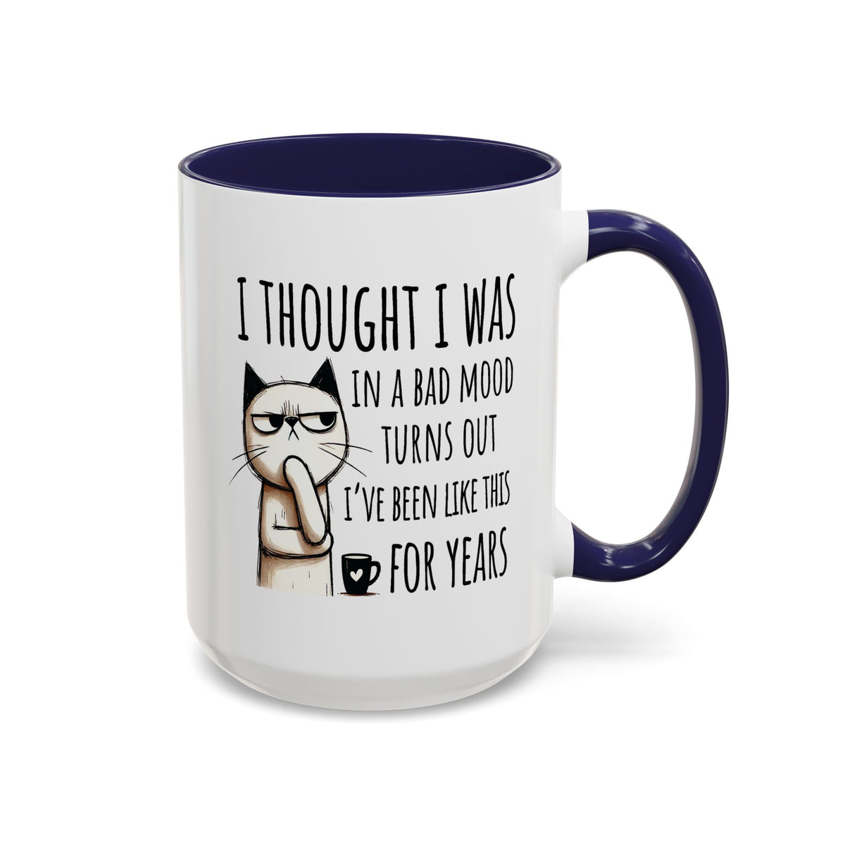 Adult Mug - I Thought I Was In A Bad Mood