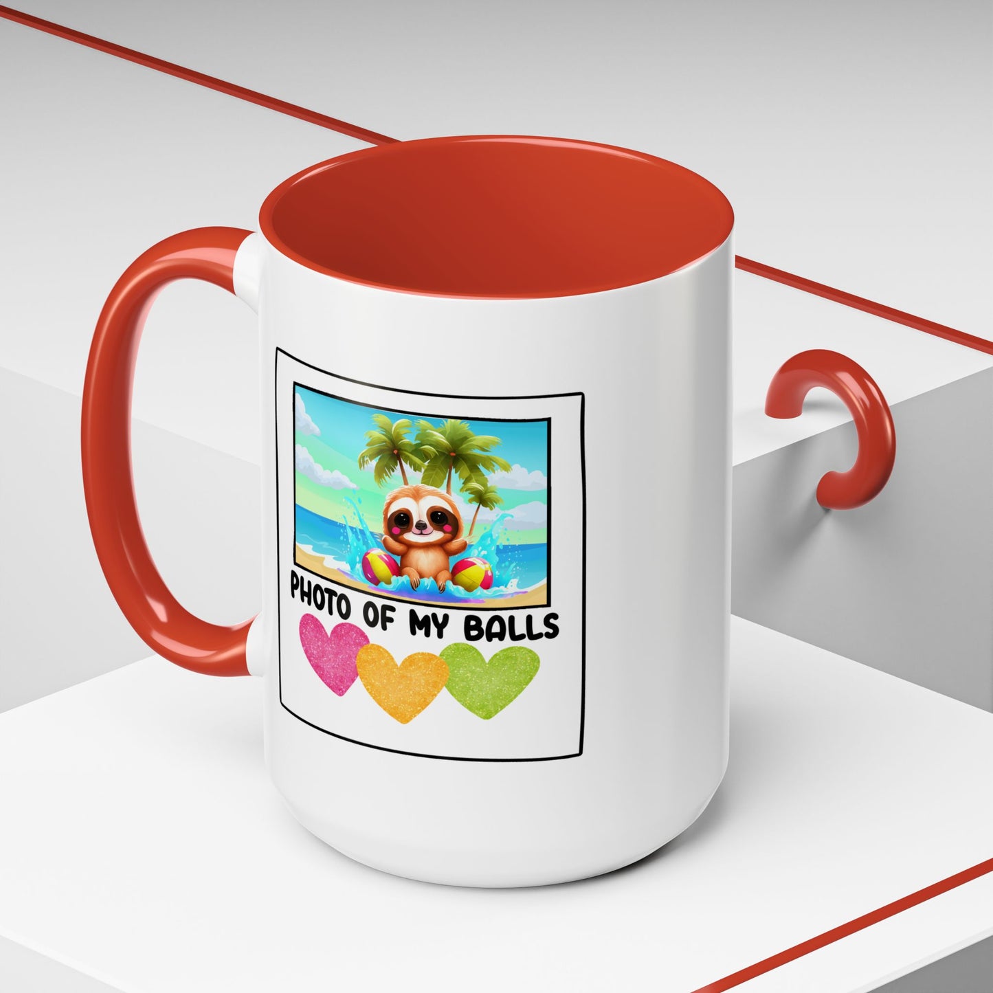 Adult Mug - Photo of My Balls