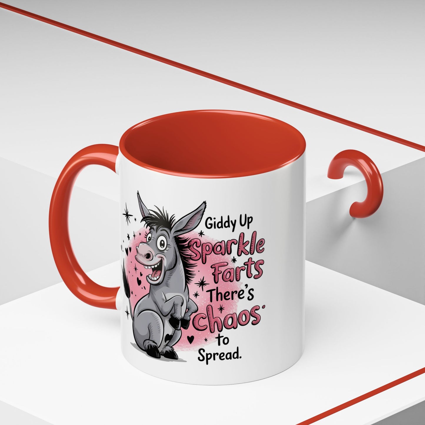 Humor Mug - Giddy Up Sparkle Farts