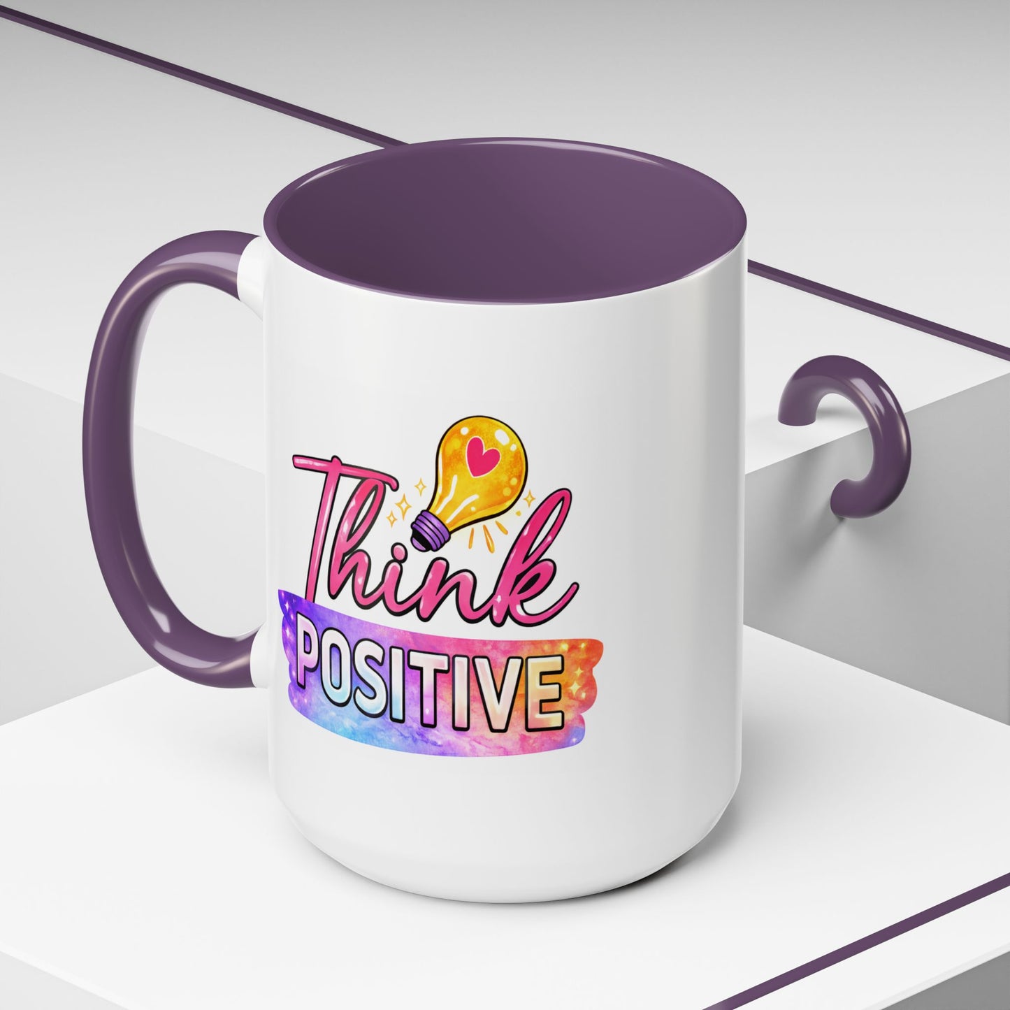 Wellness Mug - Think Positive Lightbulb