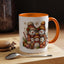Christmas Mug - Gold Snowman Family