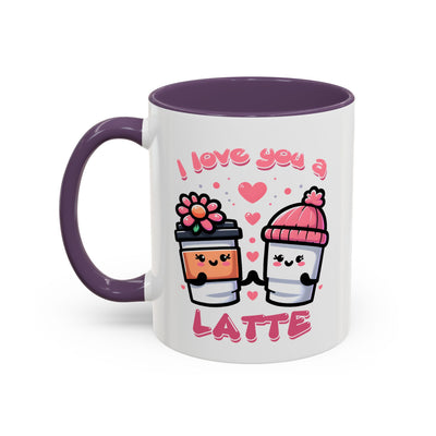 Valentine's Day Mug - I Love You A Latte Cute