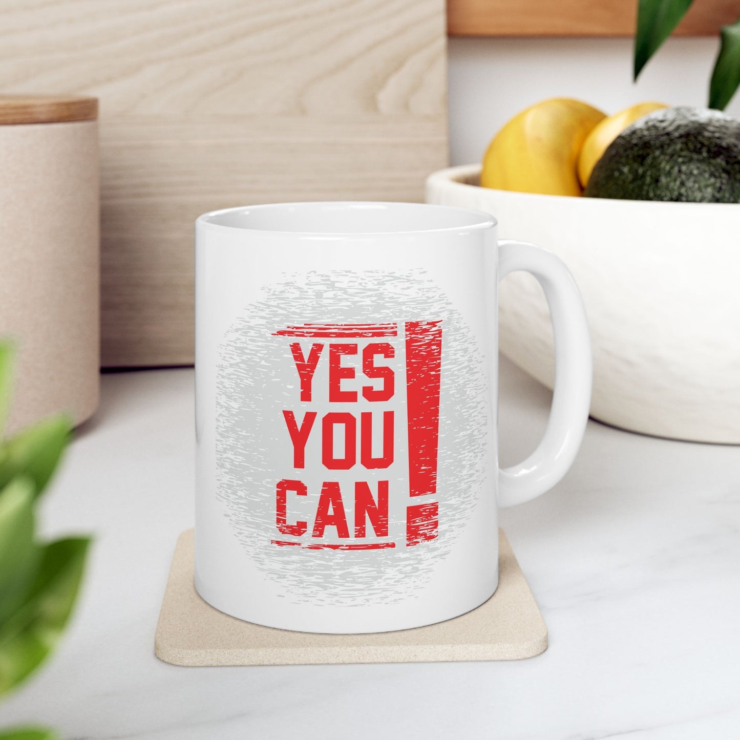 Motivation Mug - Yes You Can Exclamation