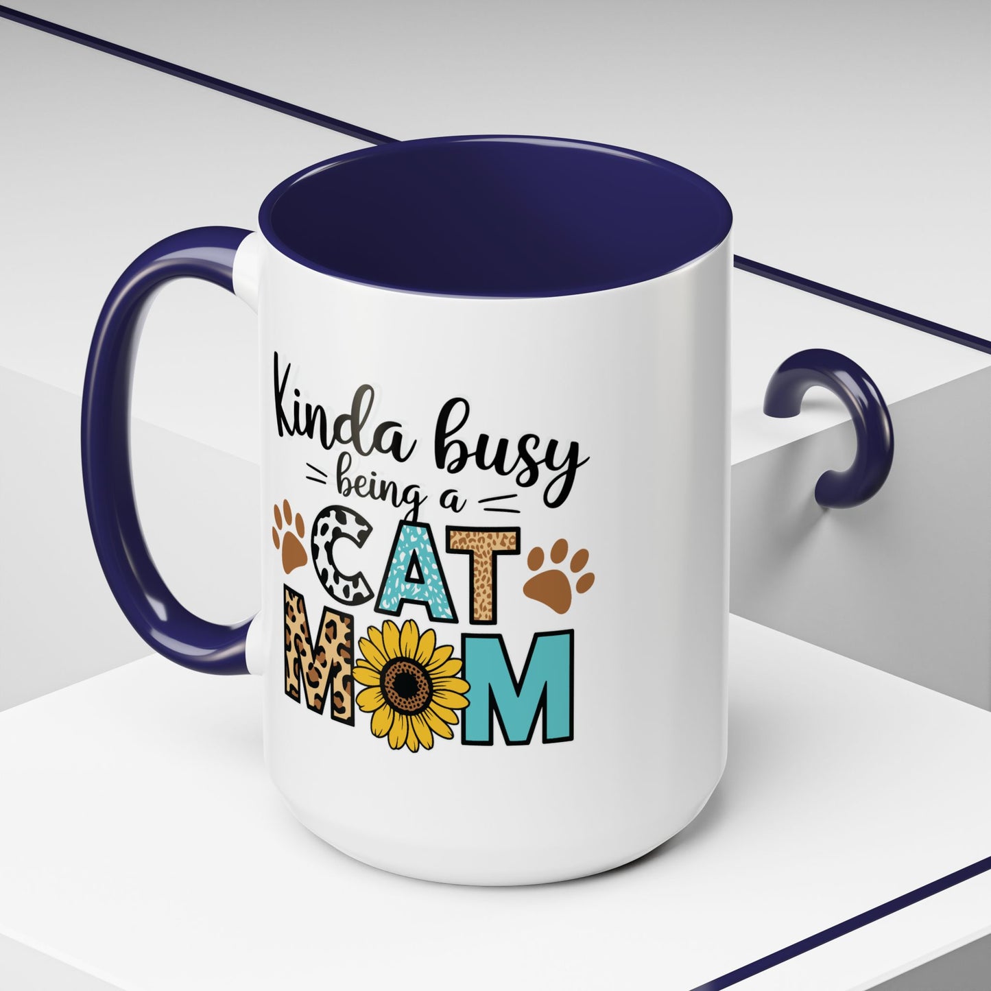 Animal Mug - Kinda Busy Being a Cat Mom