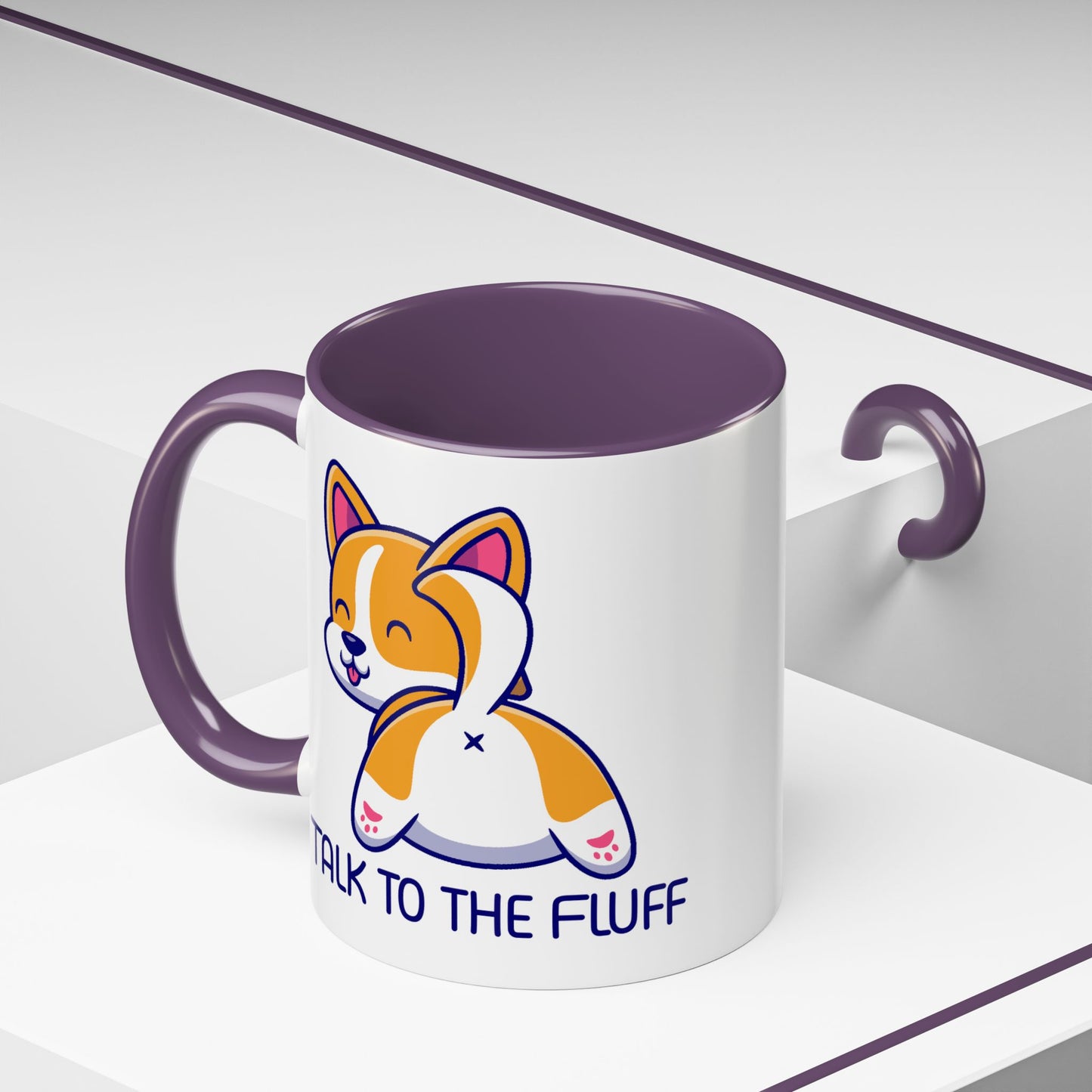 Humor Mug - Talk To The Fluff