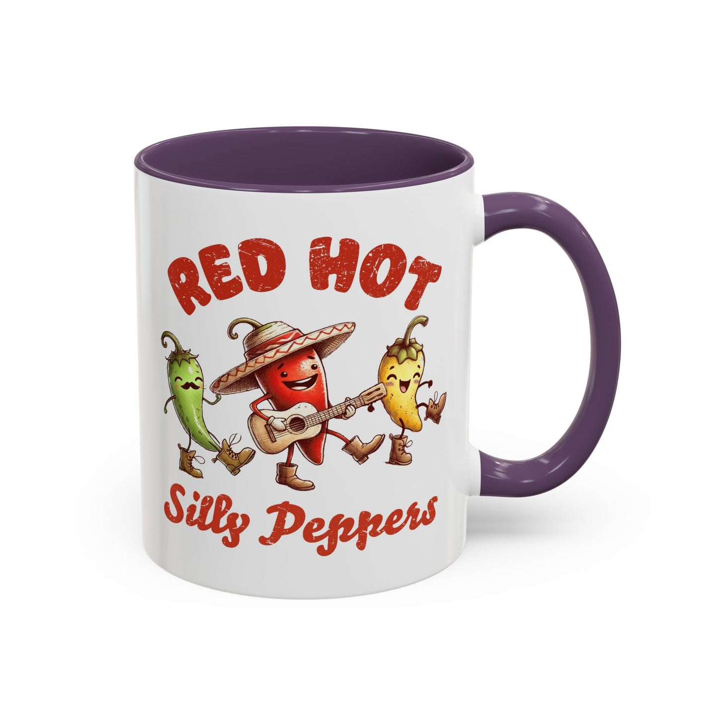 Humor Mug - Red Hot Silly Peppers