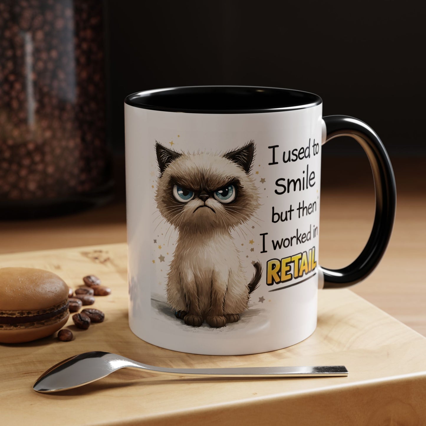 Humor Mug - I Used To Smile