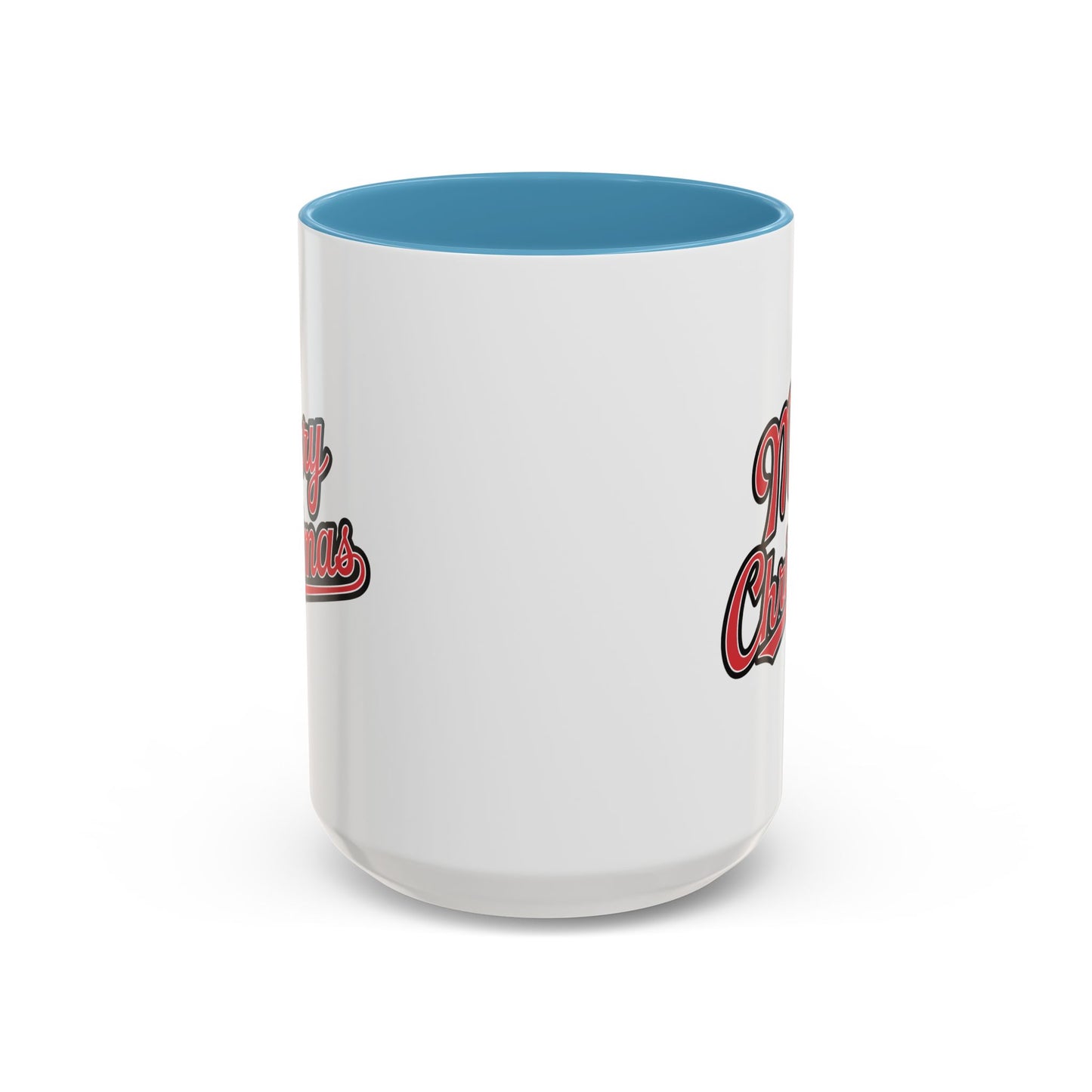 Christmas Mug - Merry Christmas Red & Black Baseball Text