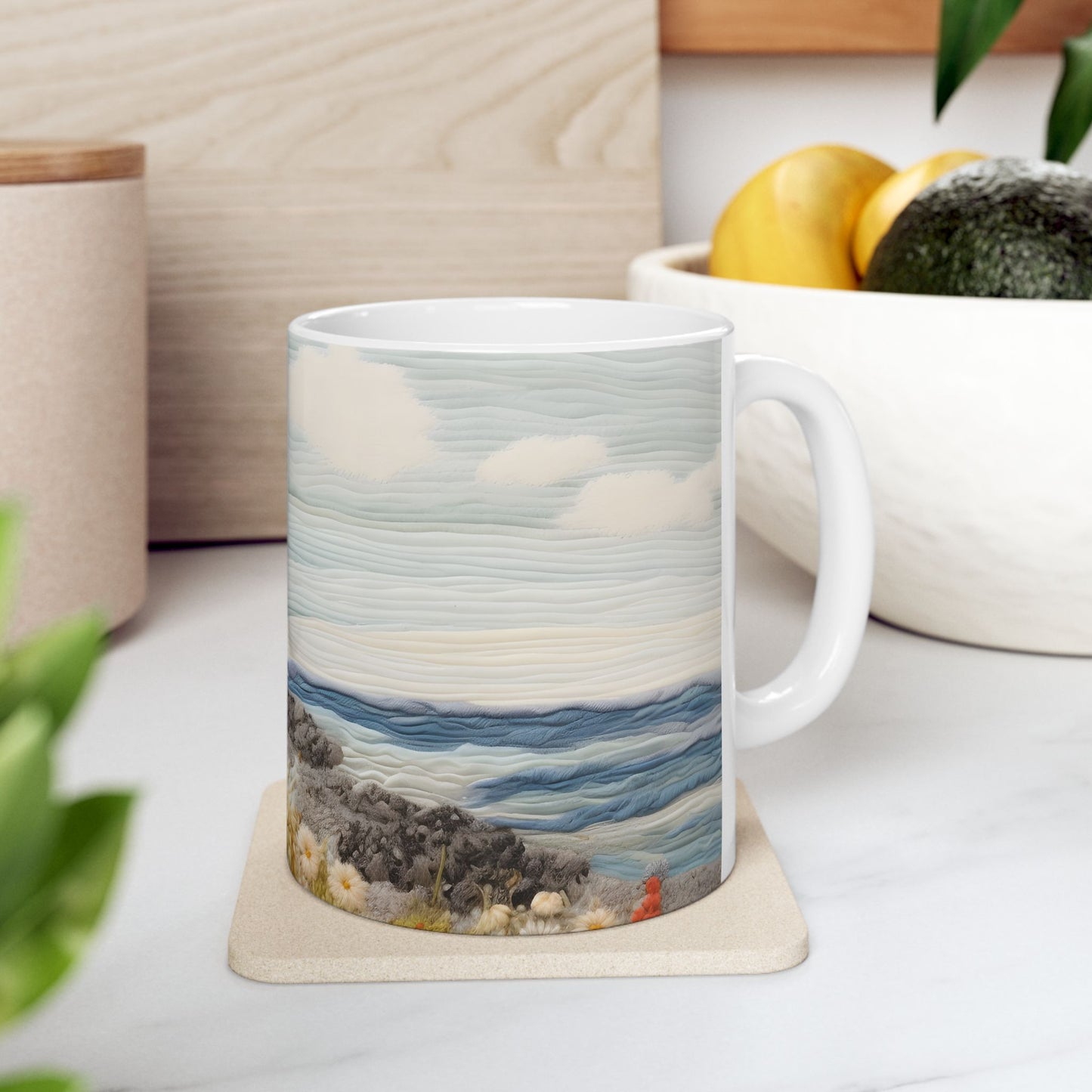 Artistic Mug - Felted Lighthouse 6