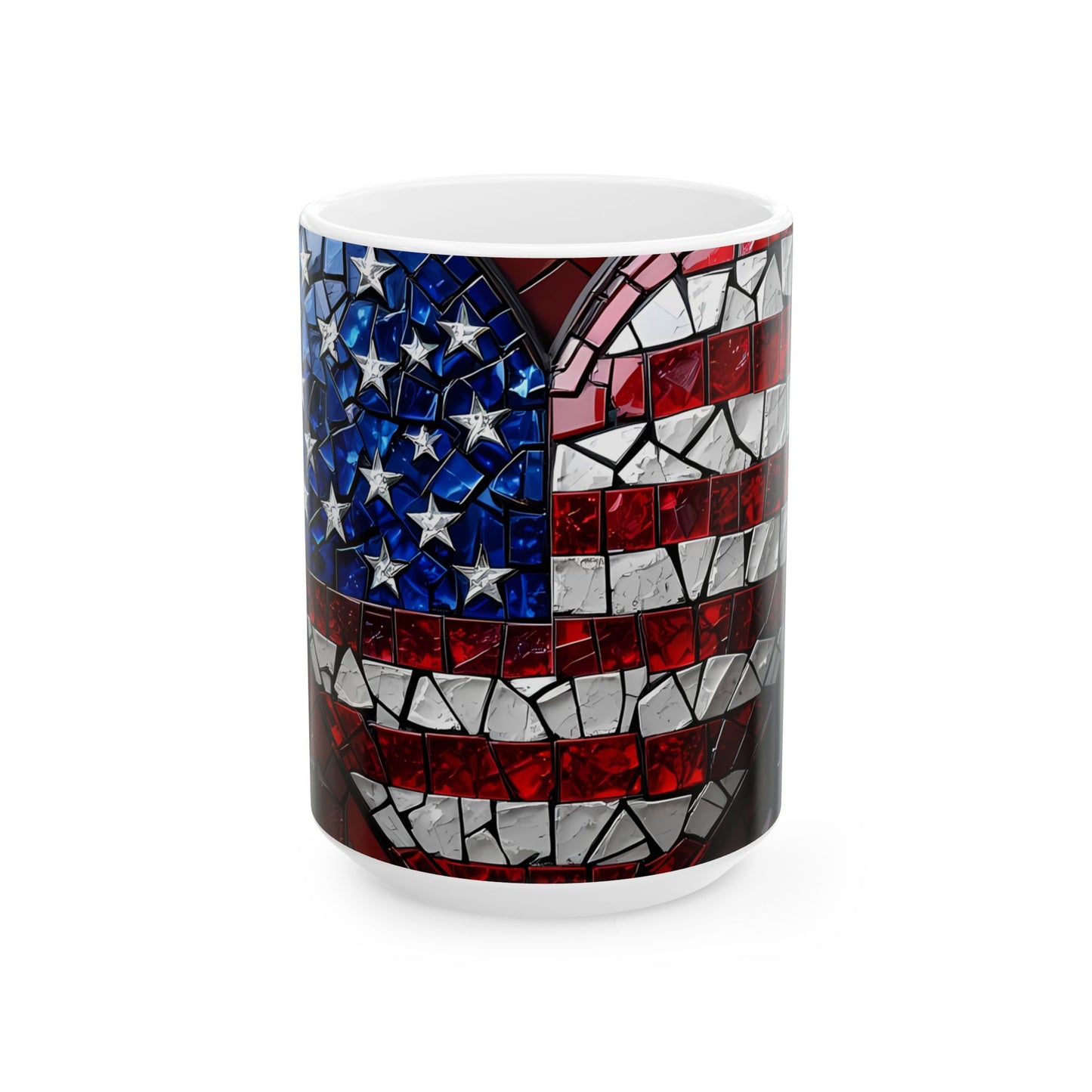 Artistic Mug - American Tile Heart