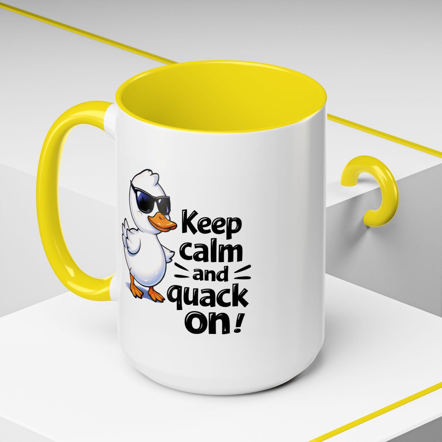 Wellness Mug - Keep Calm And Quack On