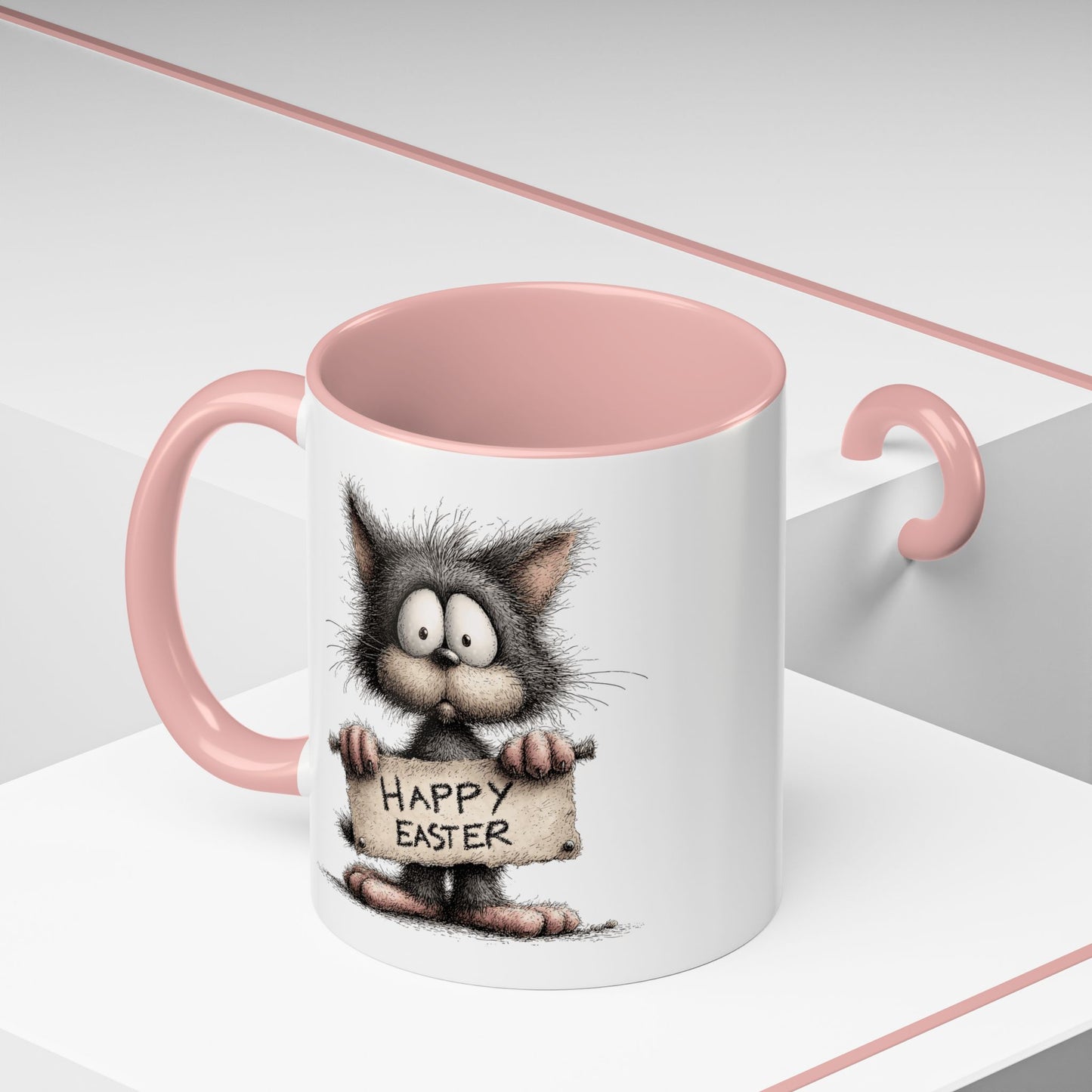 Easter Mug - Happy Easter Cat