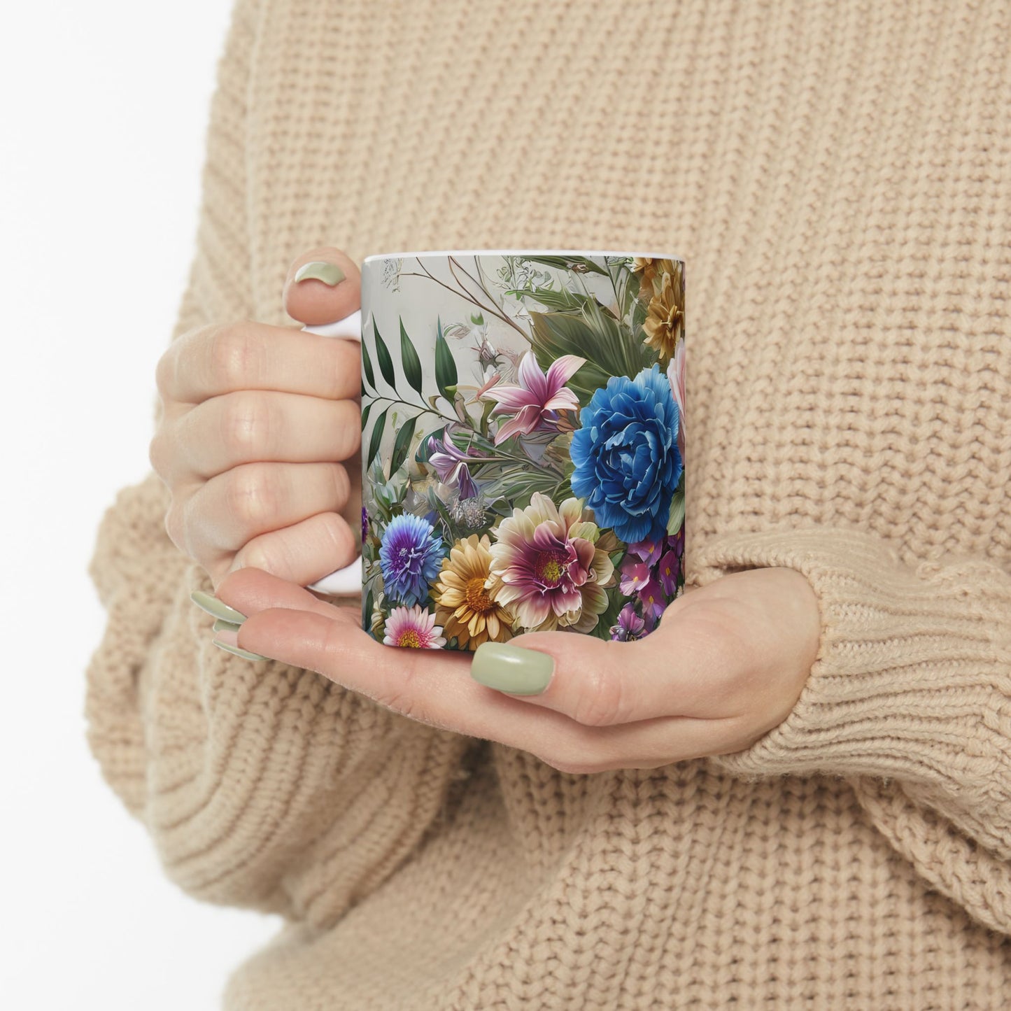 Artistic Mug - Flower Bouquet