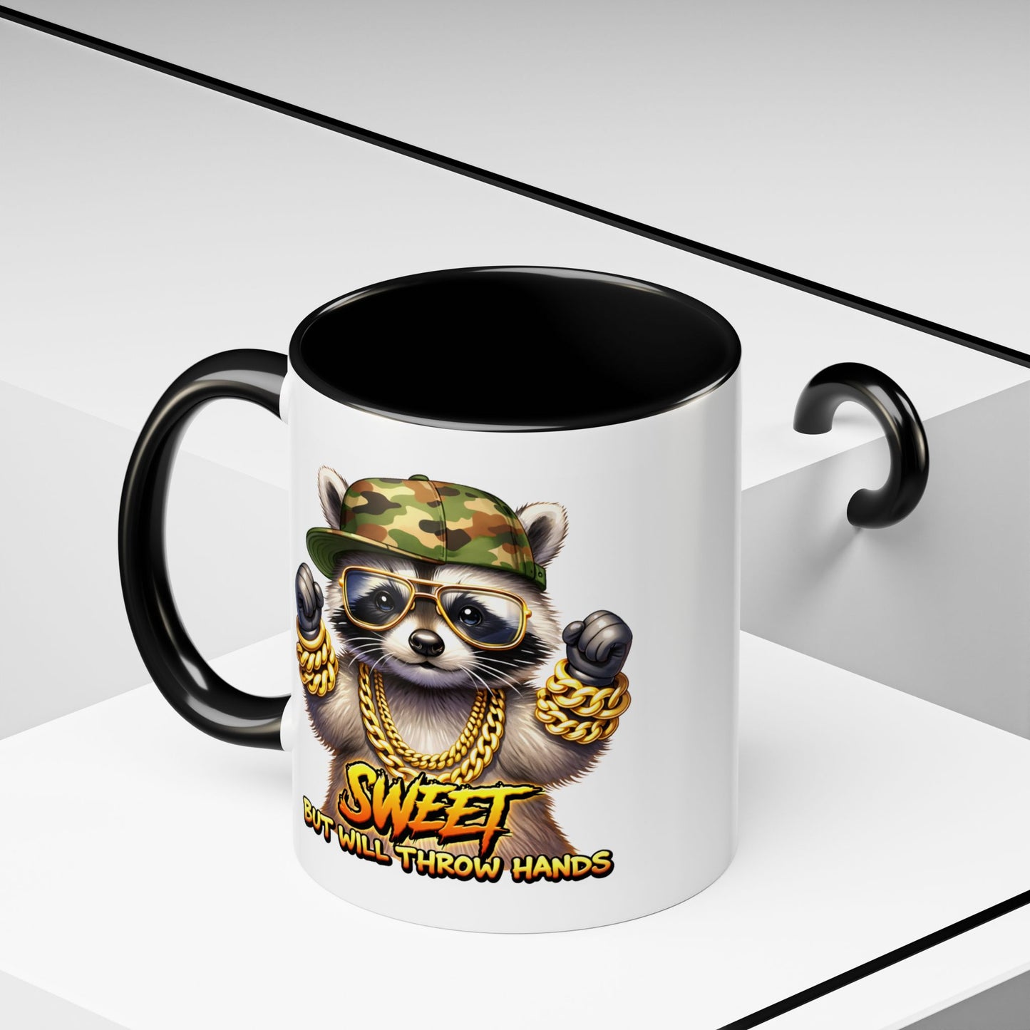 Humor Mug - Sweet But Will Throw Hands