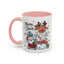 Christmas Mug - Merry Xmas Santa Snowman Reindeer