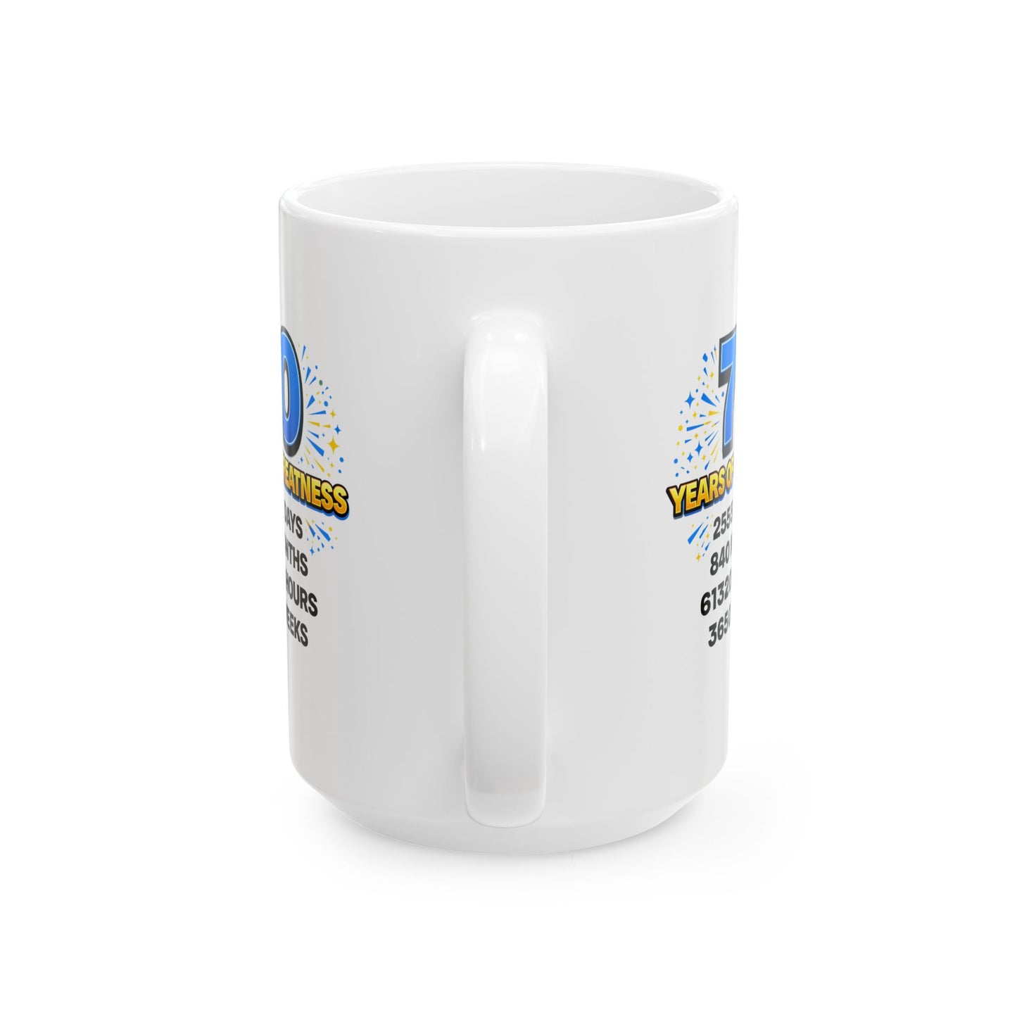 Birthday Mug - 70 Years of Greatness
