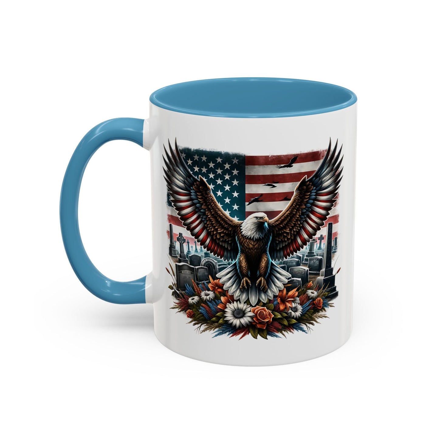 4th of July Mug - American Bald Eagle Memorial