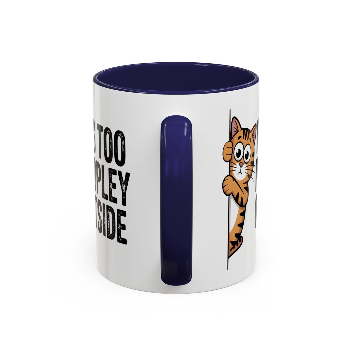Animal Mug - It's Too Peopley Outside