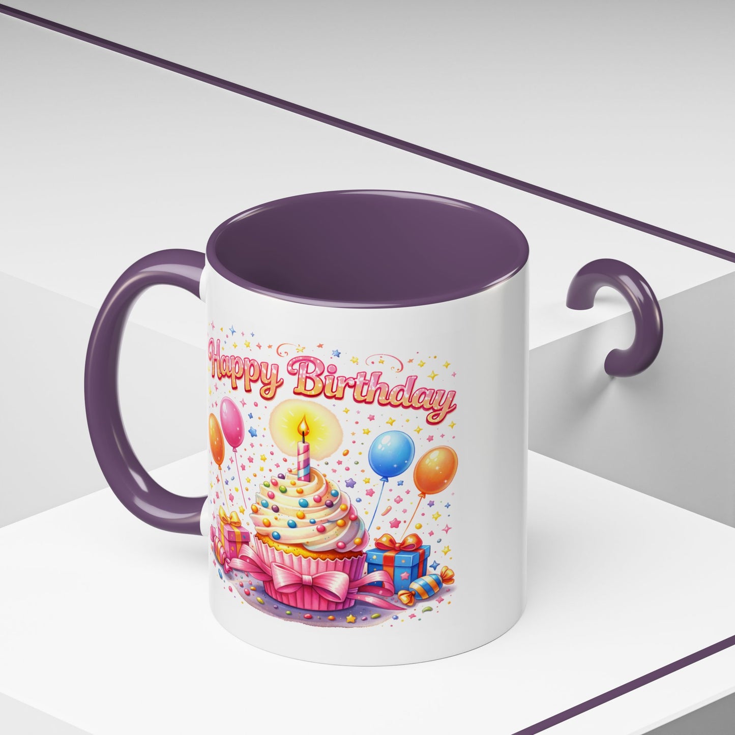 Birthday Mug - Cupcake Candle