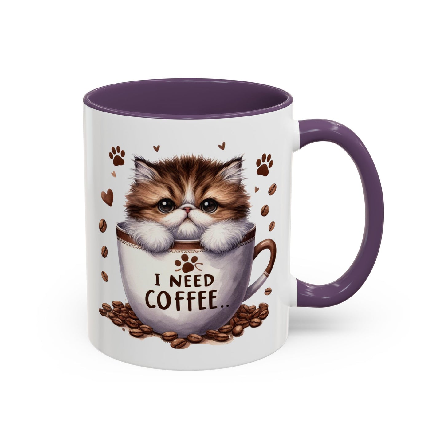 Animal Mug - I Need Coffee Kitten