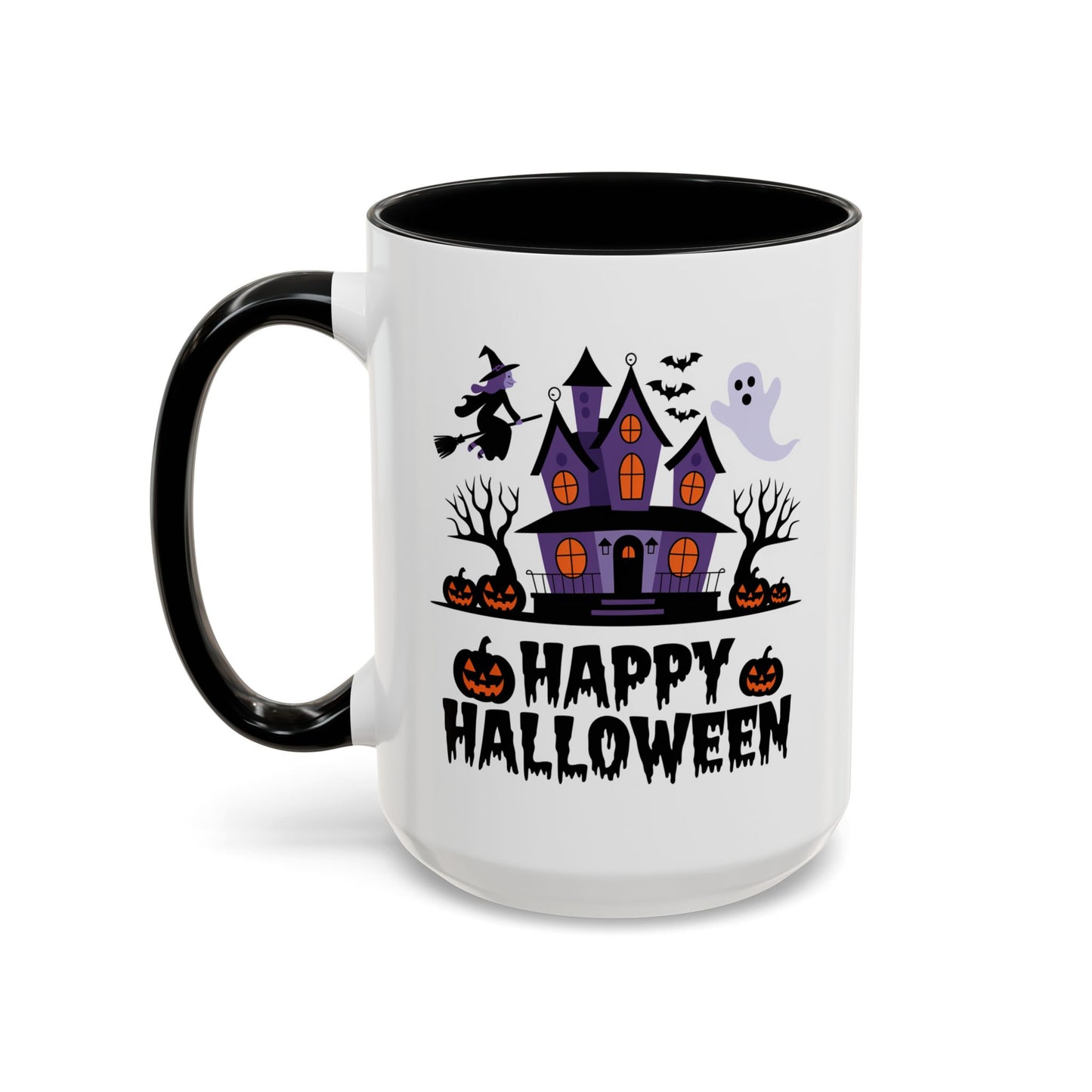 Halloween Mug - Happy Halloween Purple House