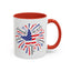 4th of July Mug - Star Flag Fireworks