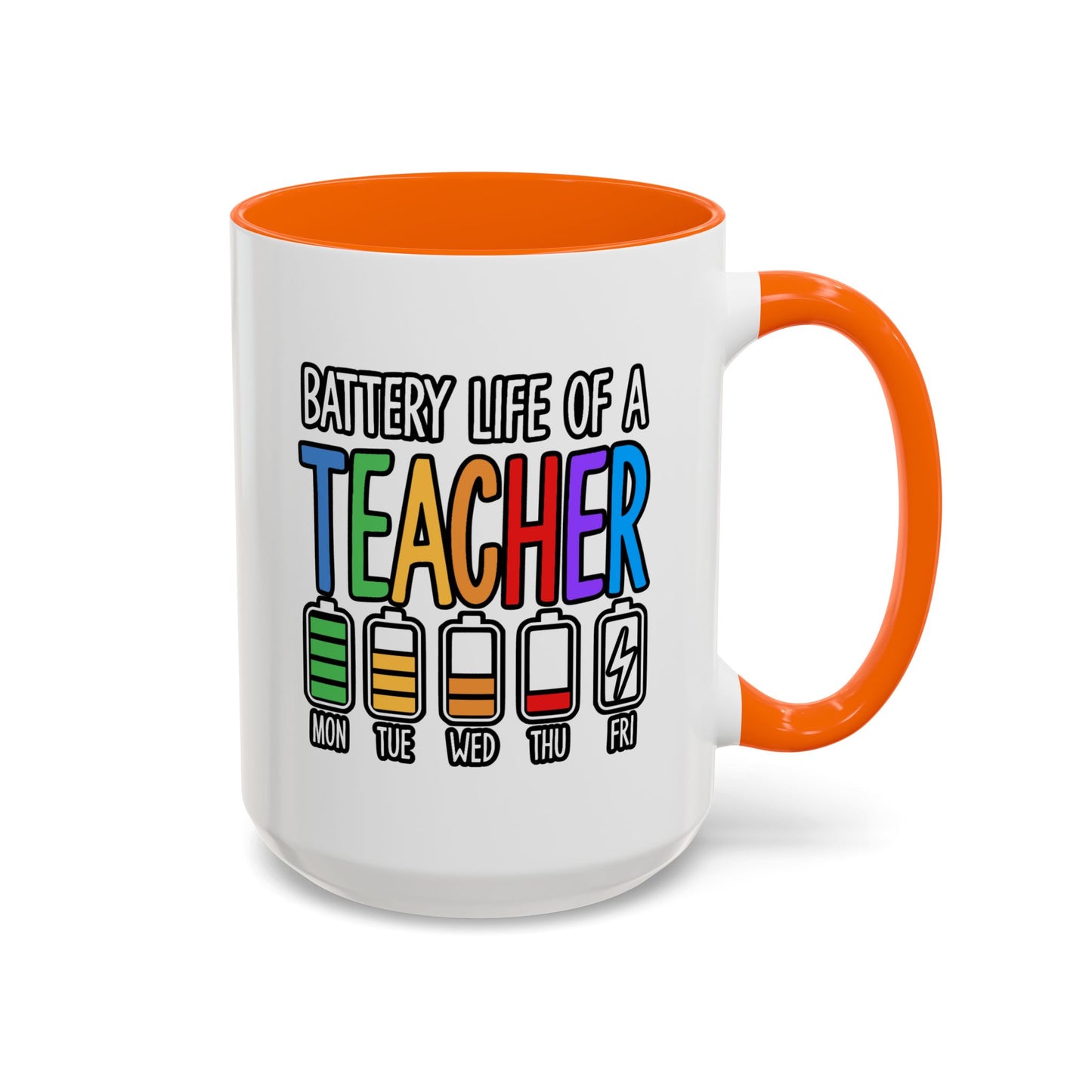 Office Mug - Battery Life of a Teacher