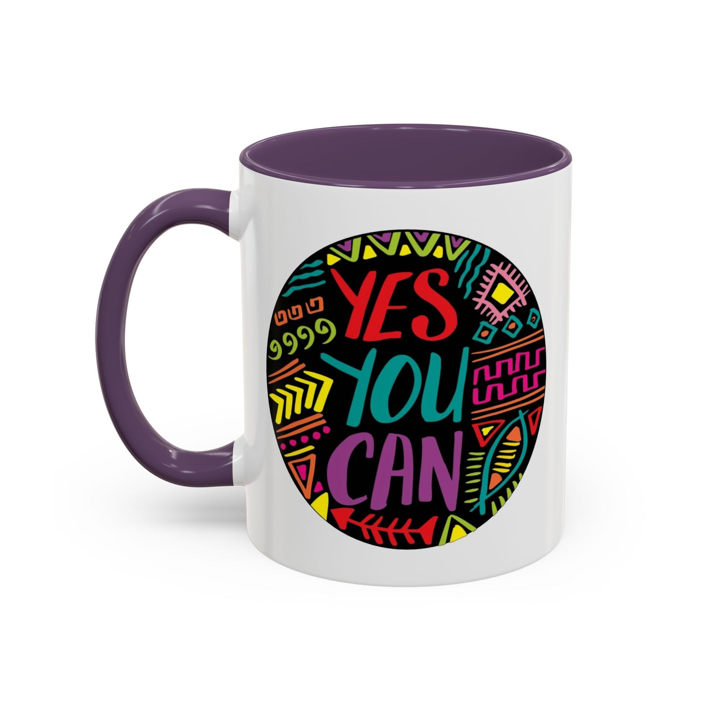 Motivation Mug - Yes You Can Badge