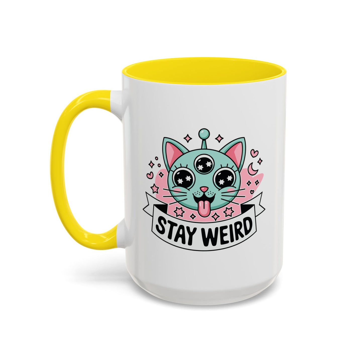 Alien Mug - Stay Weird Alien Cat