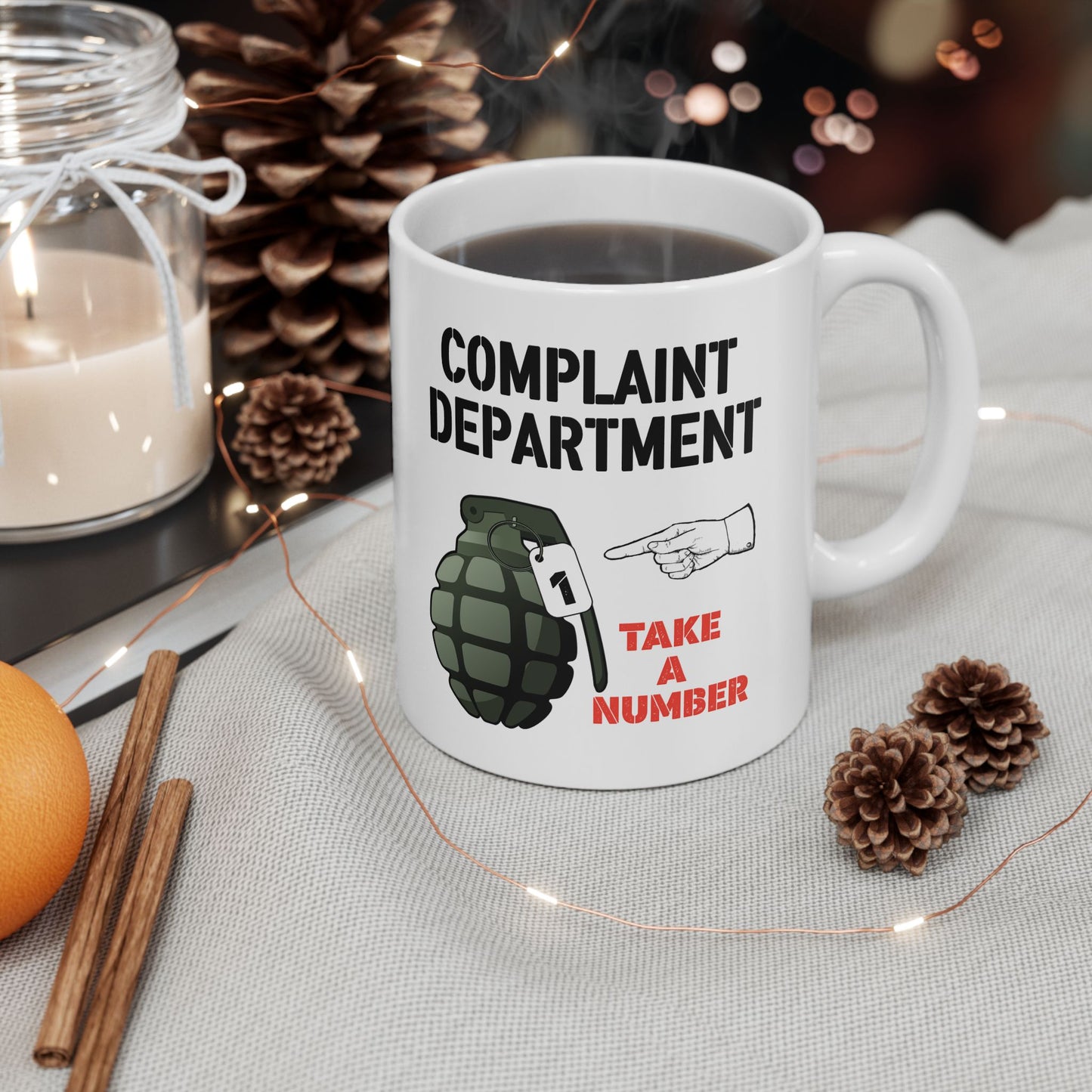Humor Mug - Complaint Department Take A Number