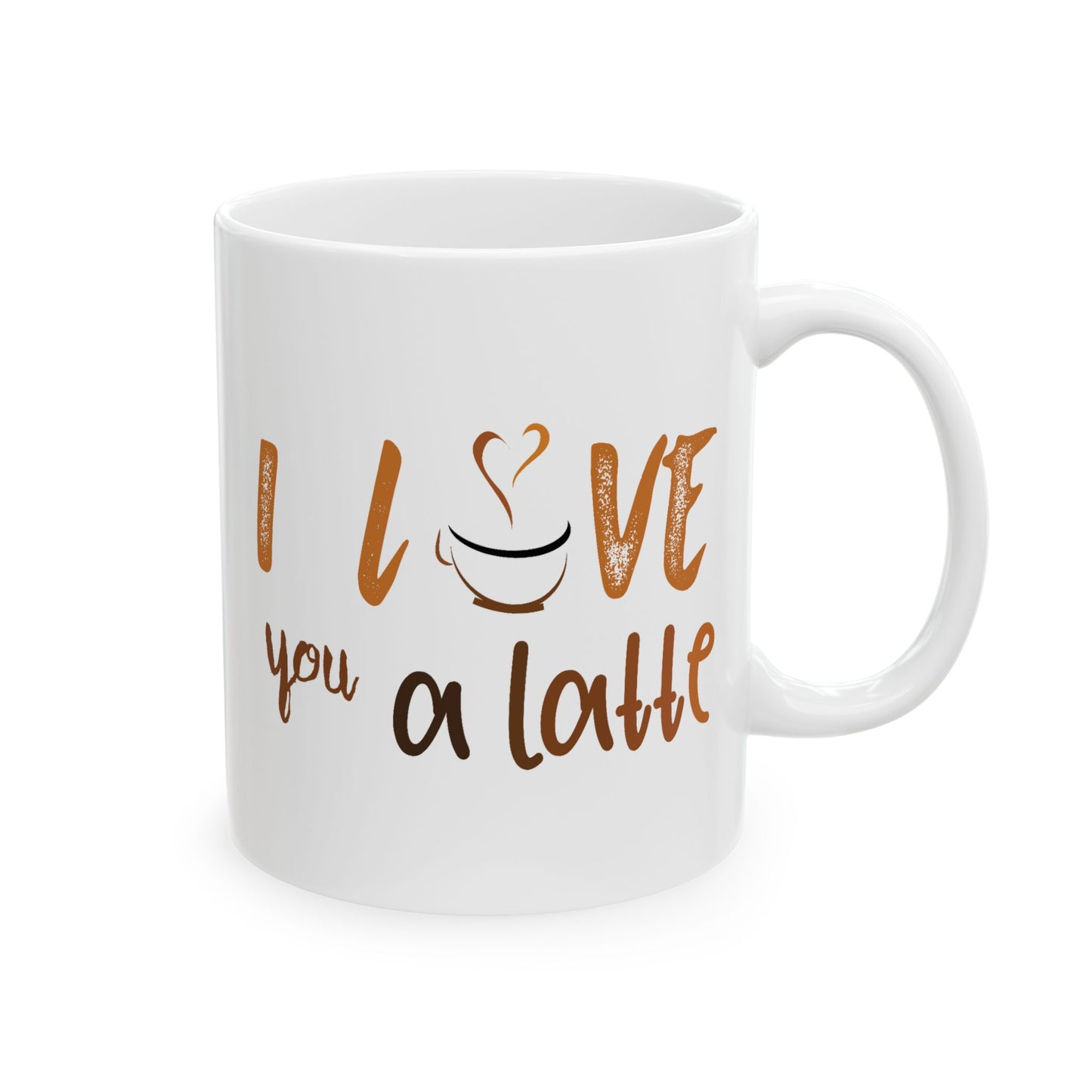 Valentine's Day Mug - I Love You A Latte