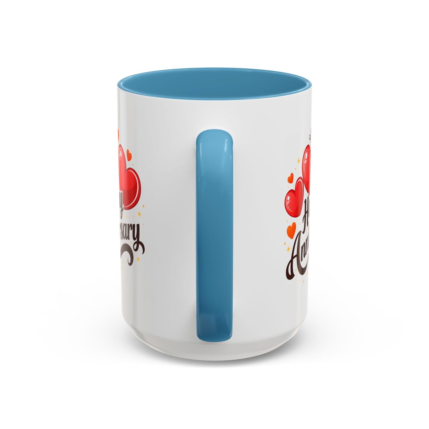 Anniversary Mug - Happy Anniversary Hearts