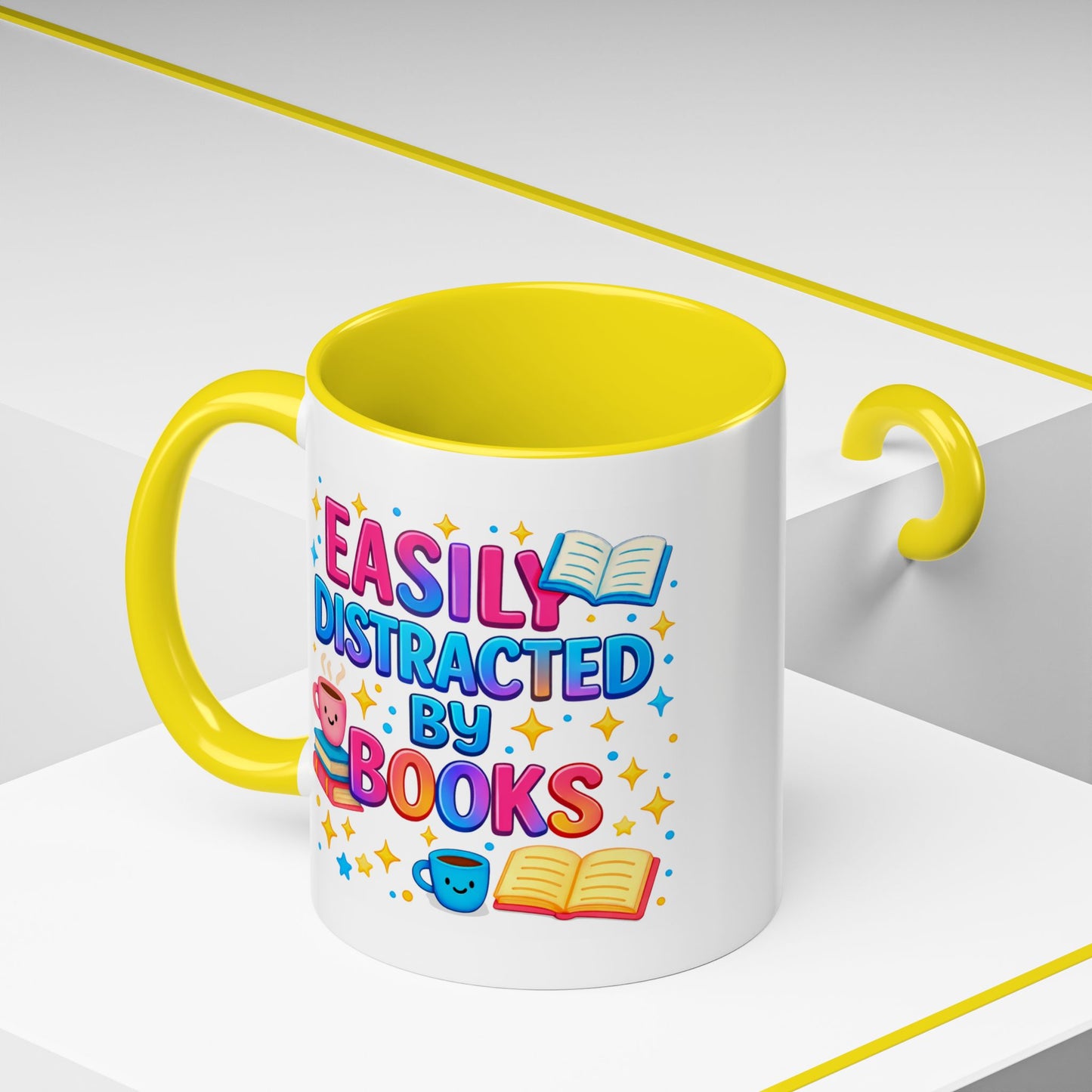 Humor Mug - Easily Distracted By Books