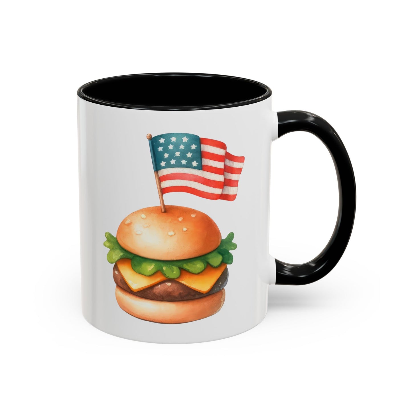 4th of July - Burger Flag