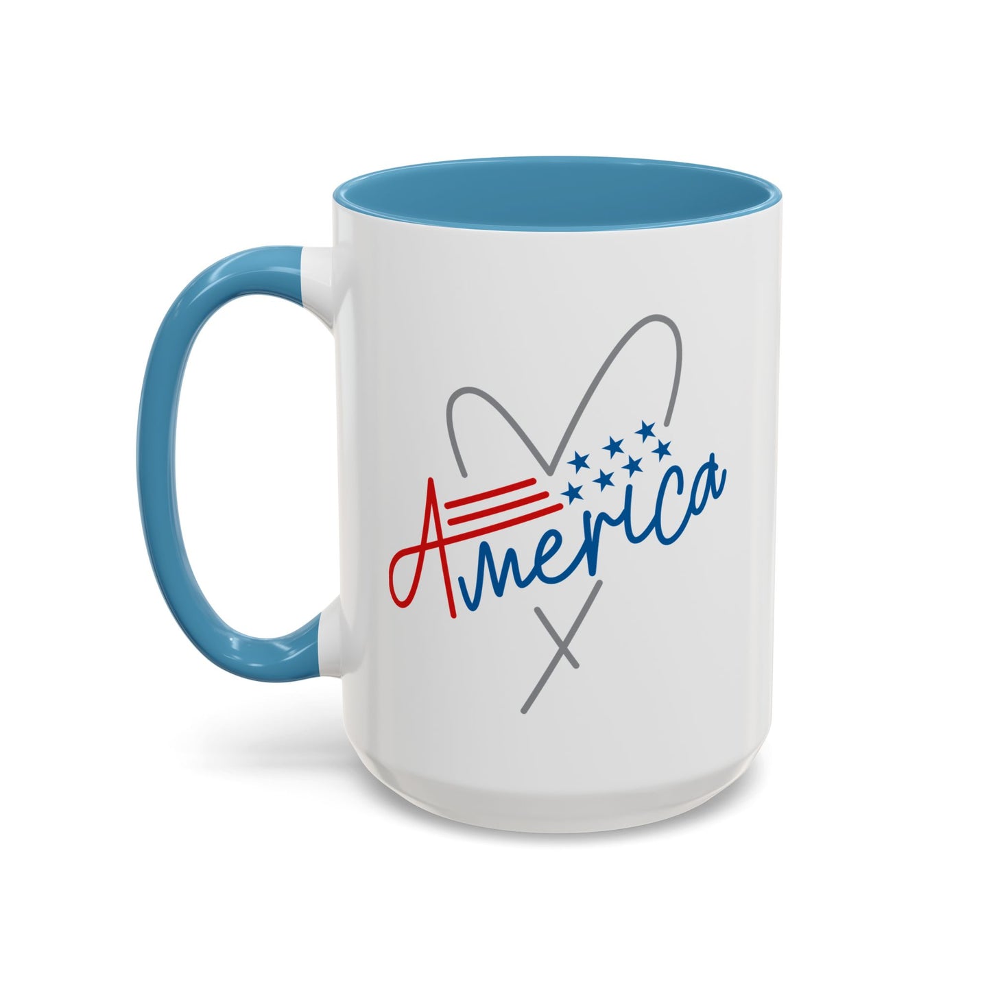 4th of July Mug - America Heart
