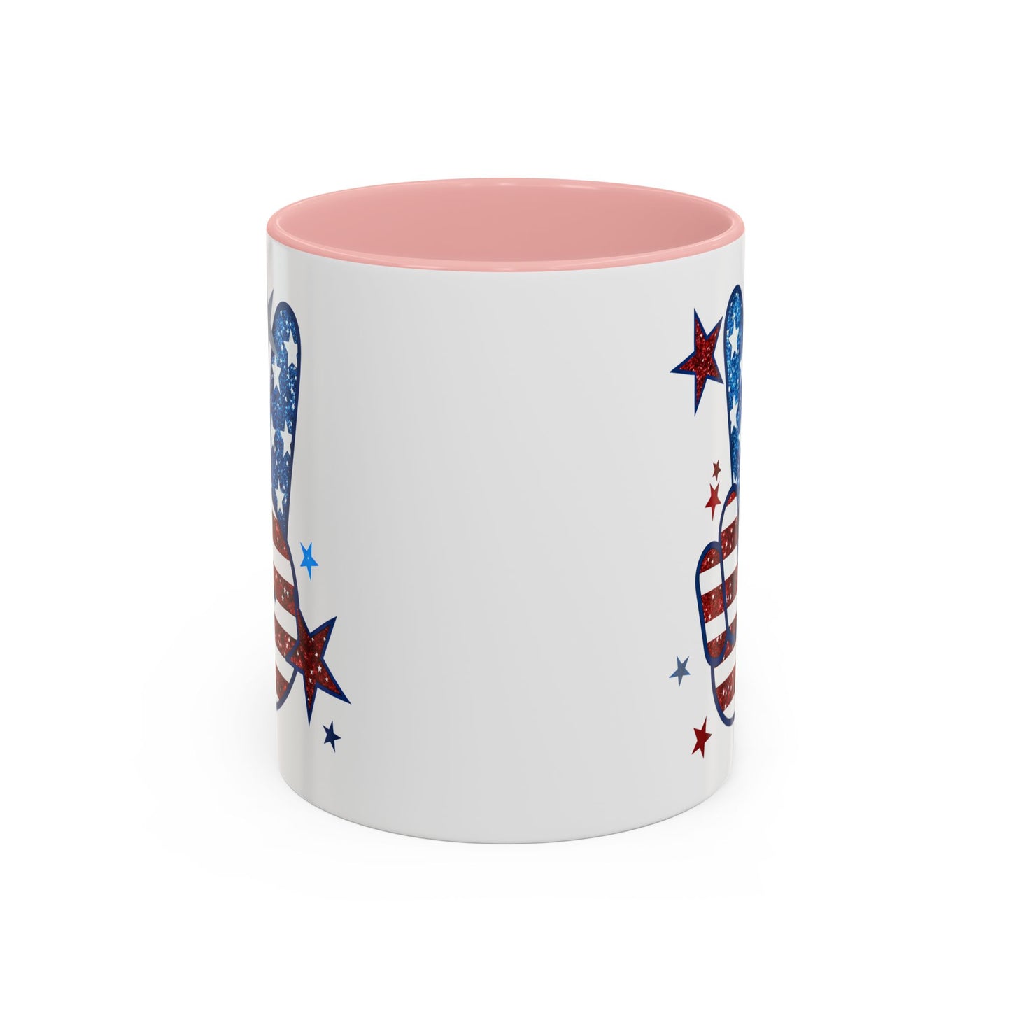 4th of July Mug - America Peace Sign