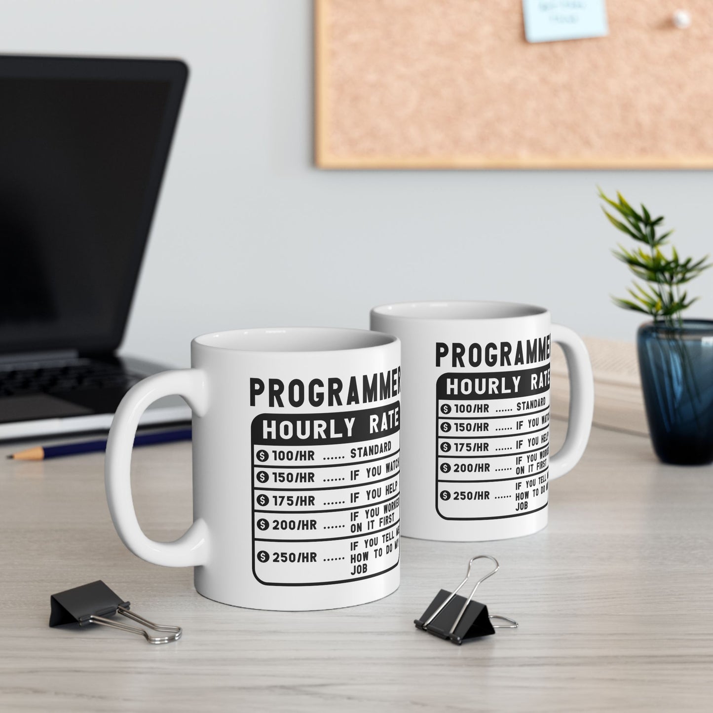 Office Mug - Programmer Hourly Rate