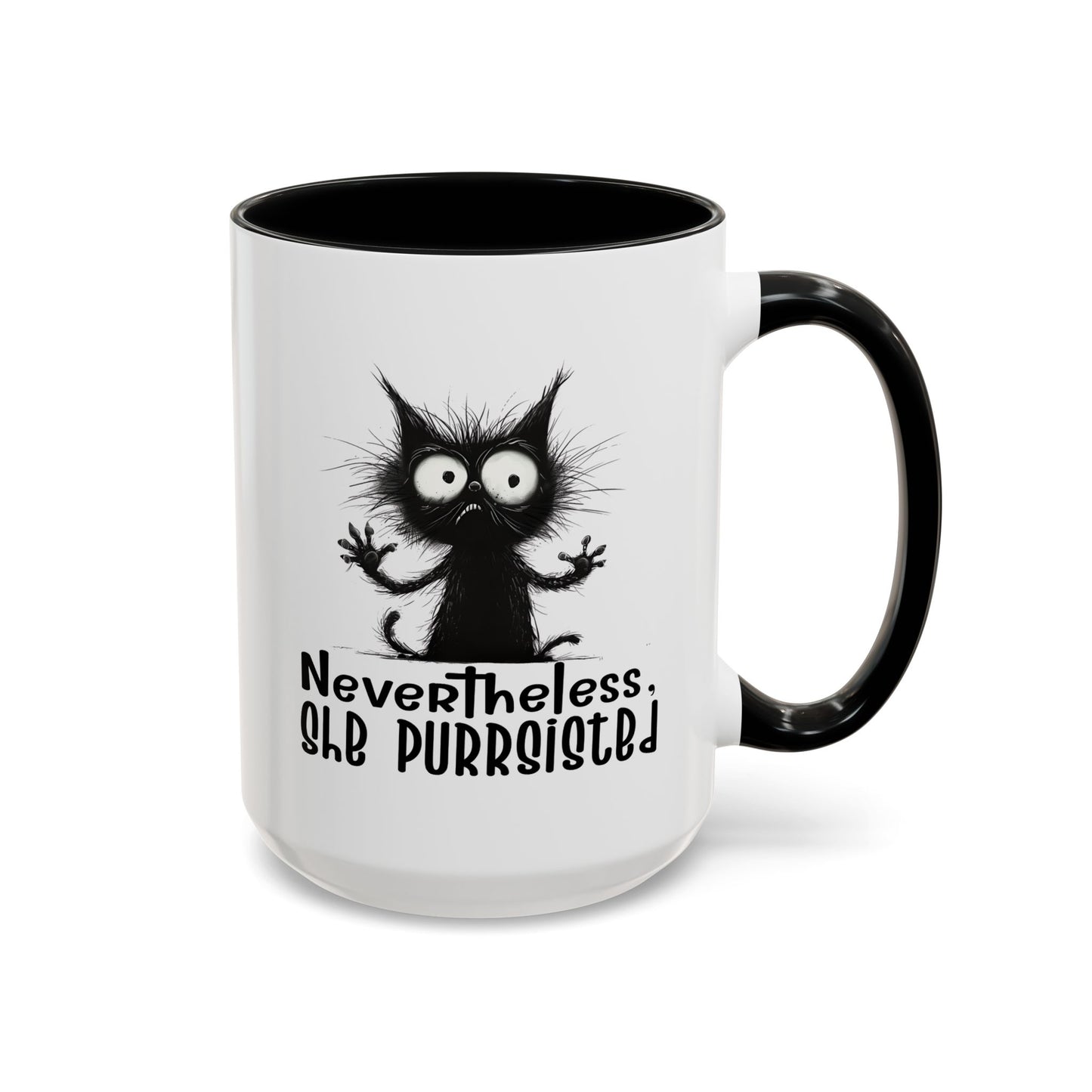 Animal Mug - Nevertheless, She Purrsisted